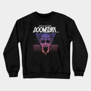 Retrowave Doom Gradient 9 Crewneck Sweatshirt